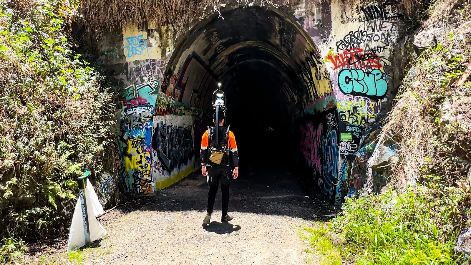 Underground tunnel point cloud in OrbisFuse