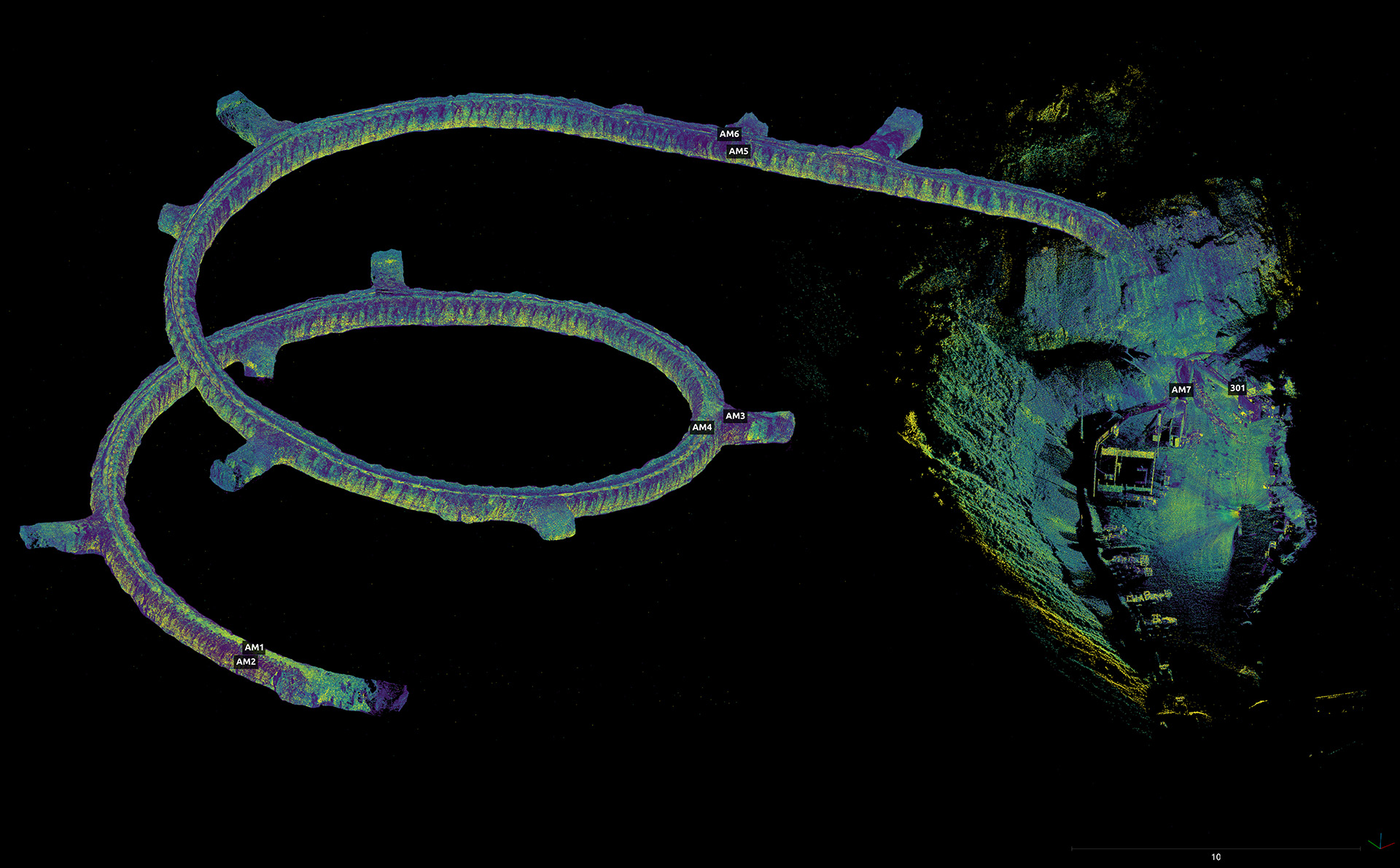 Conforming SLAM Maps to Survey - Control Scans 
